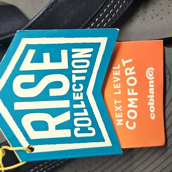 Cobian Men’s Comfort Flip Flops Sandals Black Endless Comfort New - Picture 3 of 5